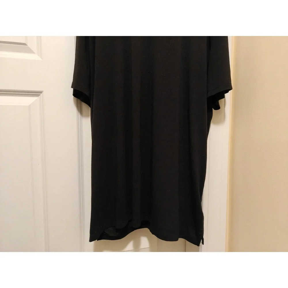 The North Face Mens Black Active Short Sleeve T-Shirt XXL Crew Neck Stretch Logo